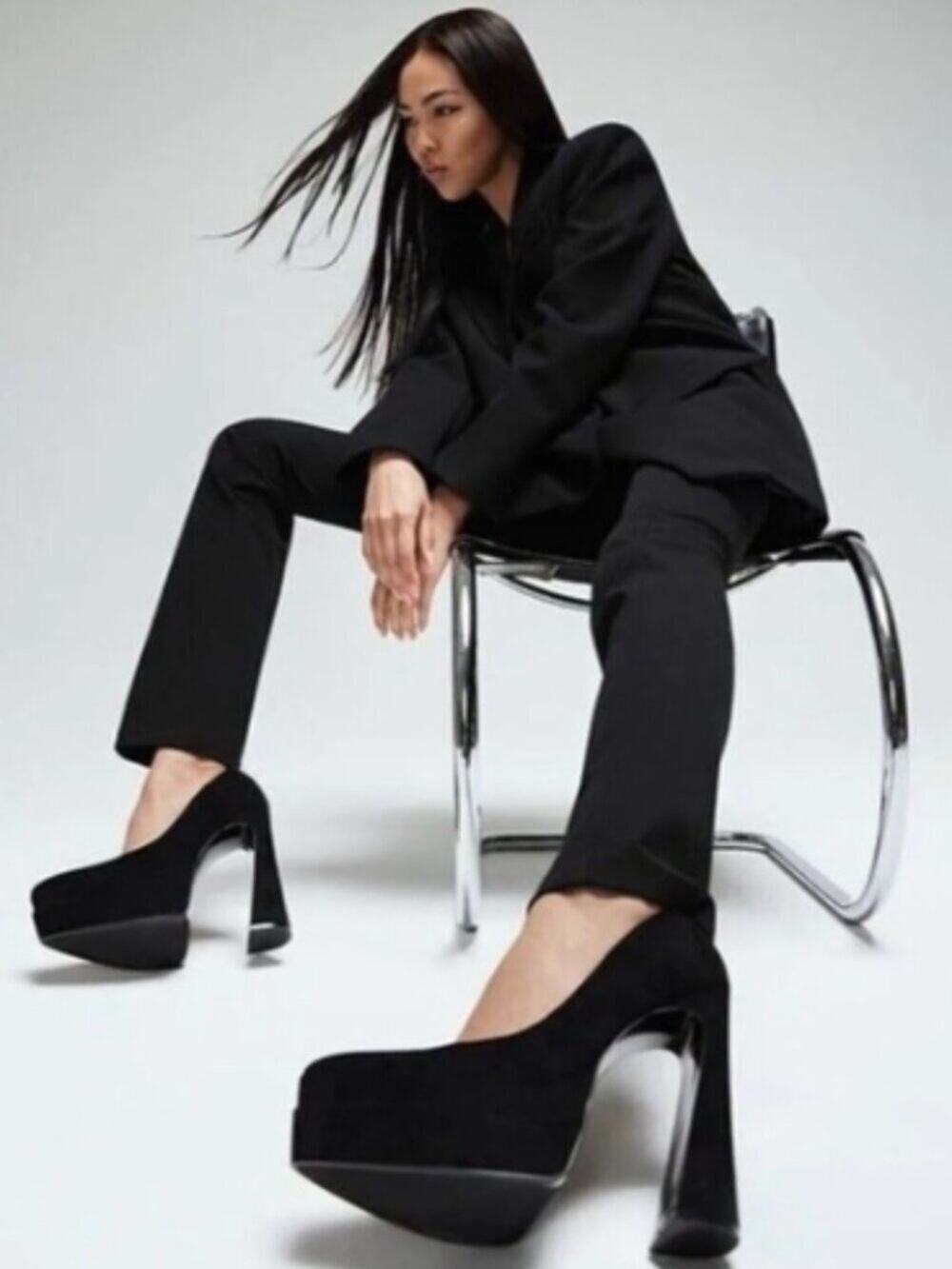 D'Amelio Marlania Platform Pump heels black - 7.5